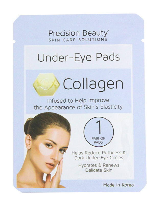 Precision Beauty 5 Pair Korean Under-Eye Pads, Collagen