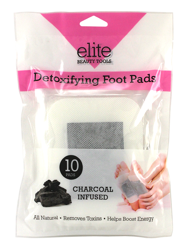 10PC INFUSED FOOT ADHESIVES CHARCOAL