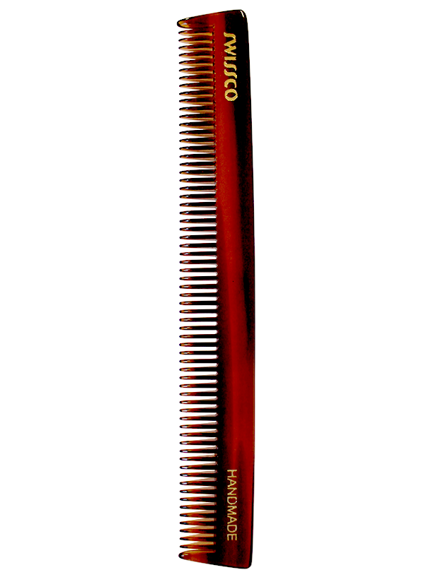 Tortoise Moustache & Beard Comb, Fine Tooth