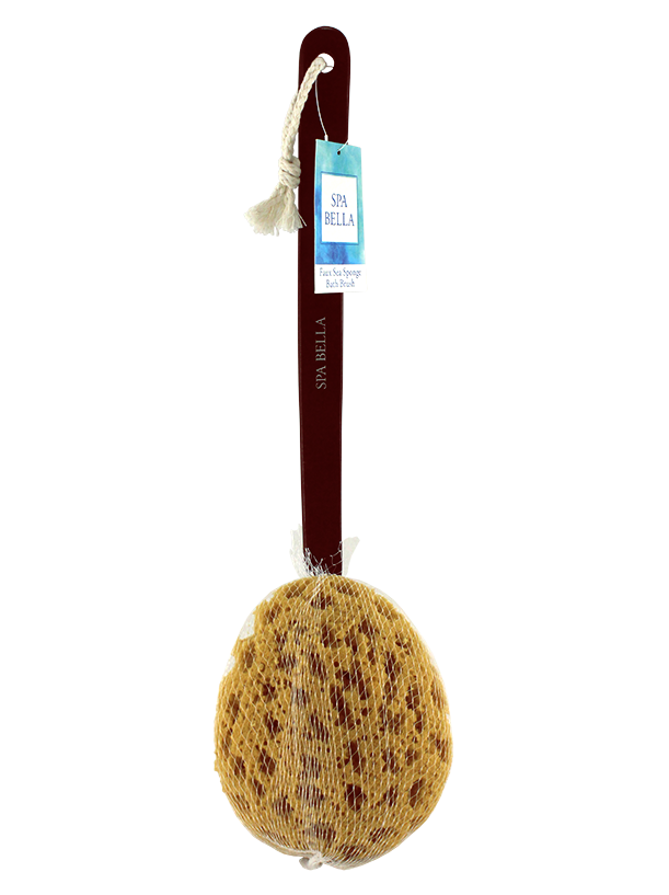 LUXURY FAUX SEA SPONGE ON WOODEN HANDLE