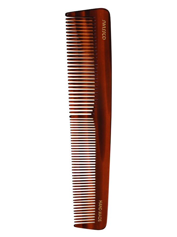 Tortoise Purse Comb, Medium & Fine Tooth