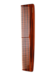 Tortoise Dressing Comb, Medium & Fine Tooth.