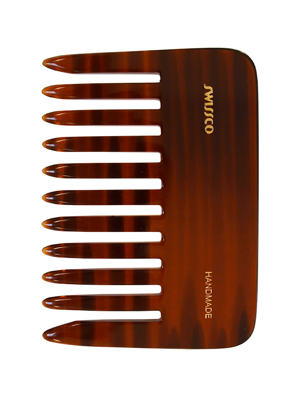 Tortoise Perm Comb, Wide Tooth.