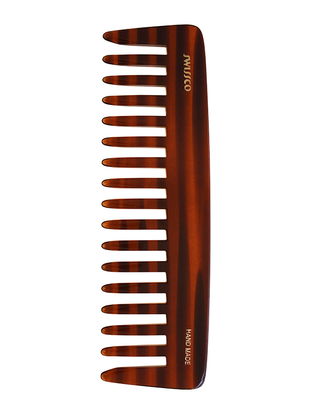 Tortoise Purse Comb, Wide Tooth.