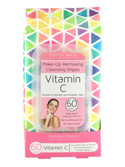 Precision Beauty Make Up Removing Cleansing Wipes, Vitamin C 60ct