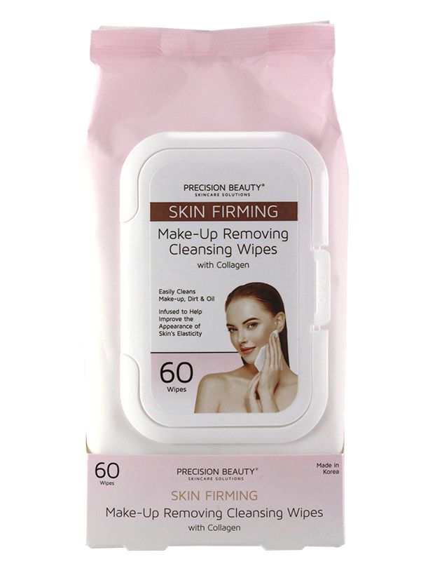 MAKE UP REMOVING CLEANSING WIPES, COLLAGEN 60CT