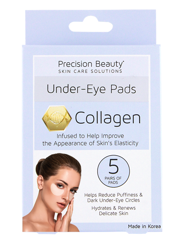 Precision Beauty 5 Pair Korean Under-Eye Pads, Collagen