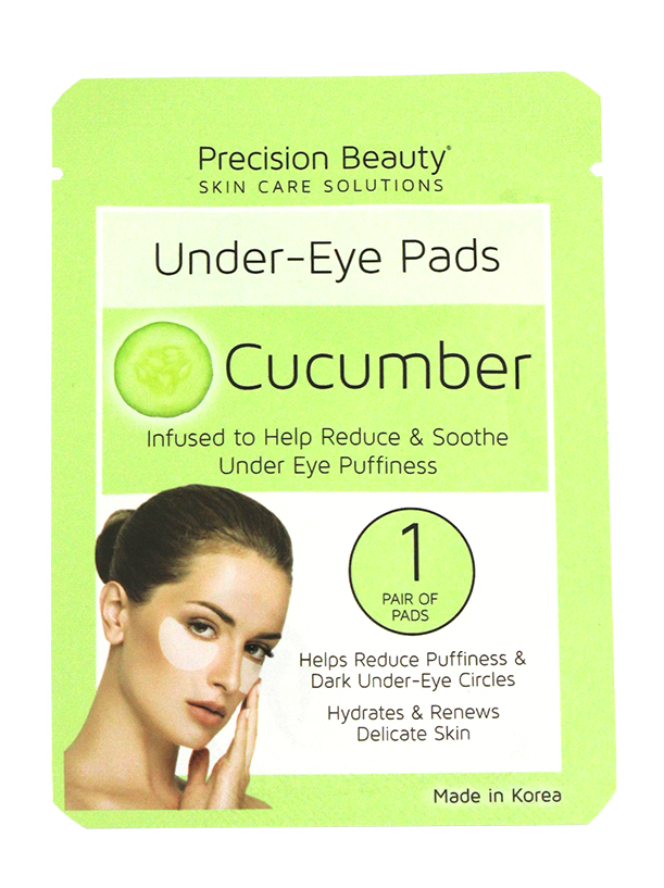 Precision Beauty 5 Pair Korean Under-Eye Pads, Cucumber