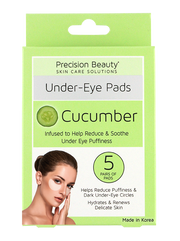 Precision Beauty 5 Pair Korean Under-Eye Pads, Cucumber