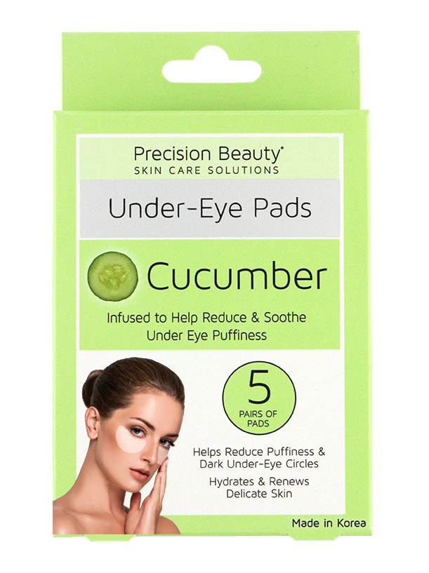 Precision Beauty 5 Pair Korean Under-Eye Pads, Cucumber