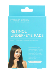 Precision Beauty 5 Pair Korean Under-Eye Pads, Retinol (Modern)