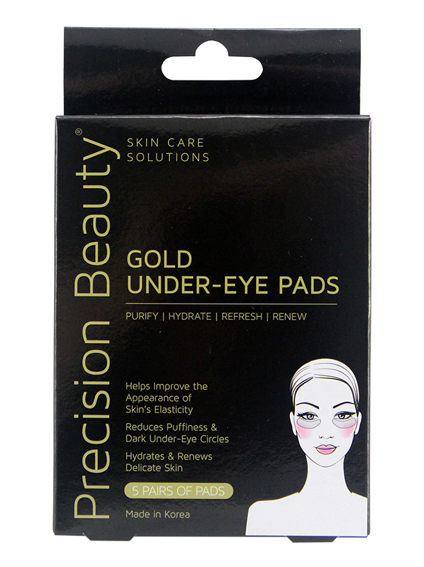 5 PAIR KOREAN UNDER-EYE PADS, GOLD 