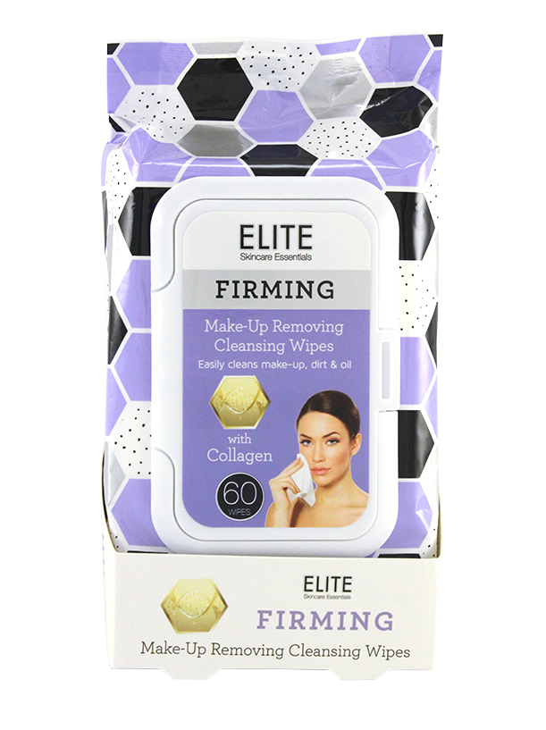 MAKE UP REMOVING CLEANSING WIPES, COLLAGEN 60CT 