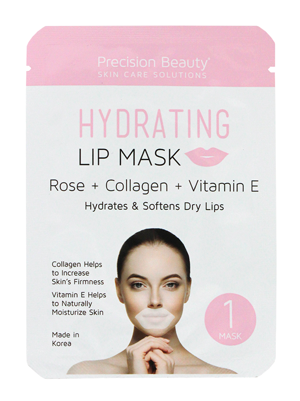 5 PK  LIP MASK, COLLAGEN, ROSE AND VITAMIN E