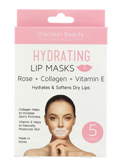 5 PK  LIP MASK, COLLAGEN, ROSE AND VIT E