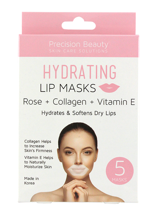 5 PK  LIP MASK, COLLAGEN, ROSE AND VIT E