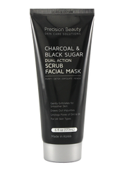 Precision Beauty Dual Action Scrub. Charcoal & Black Sugar 177ML