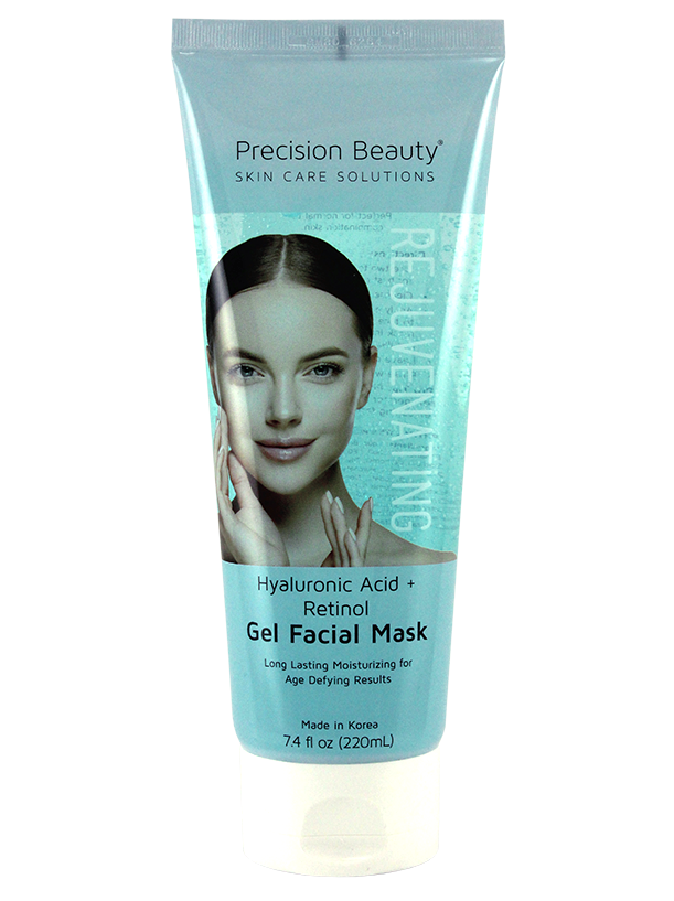 HYALURONIC ACID & RETINOL. GEL FACIAL MASK. 220ML