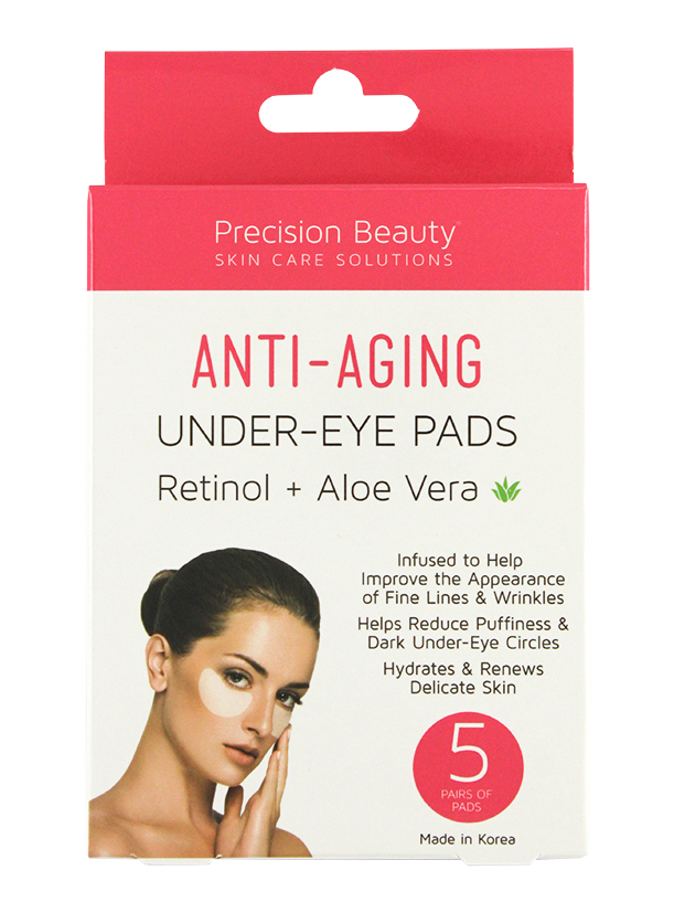 5 PAIR KOREAN UNDER-EYE PADS, RETINOL & ALOE VERA