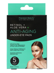 5 PAIR KOREAN UNDER-EYE PADS, RETINOL & ALOE VERA