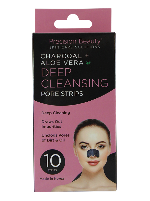 CHARCOAL & ALOE VERA PORE STRIPS 10PK