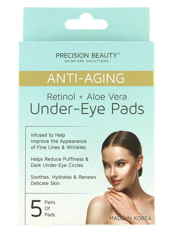 5 PAIR KOREAN UNDER-EYE PADS, RETINOL & ALOE VERA