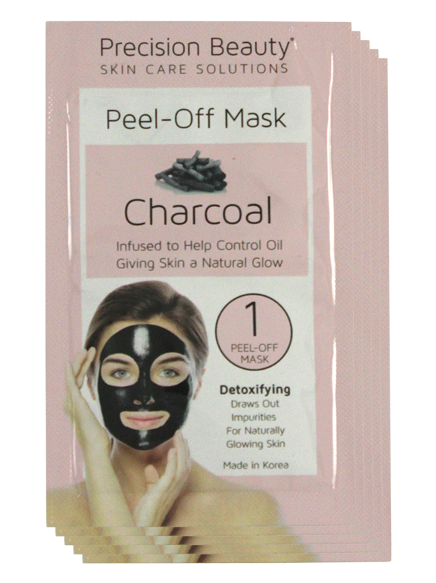Precision Beauty 5 Pack Charcoal Peel Off Mask (Pastel)