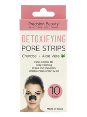 CHARCOAL & ALOE VERA PORE STRIPS 10PK