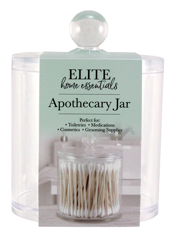 APOTHECARY JAR ORGANIZER.