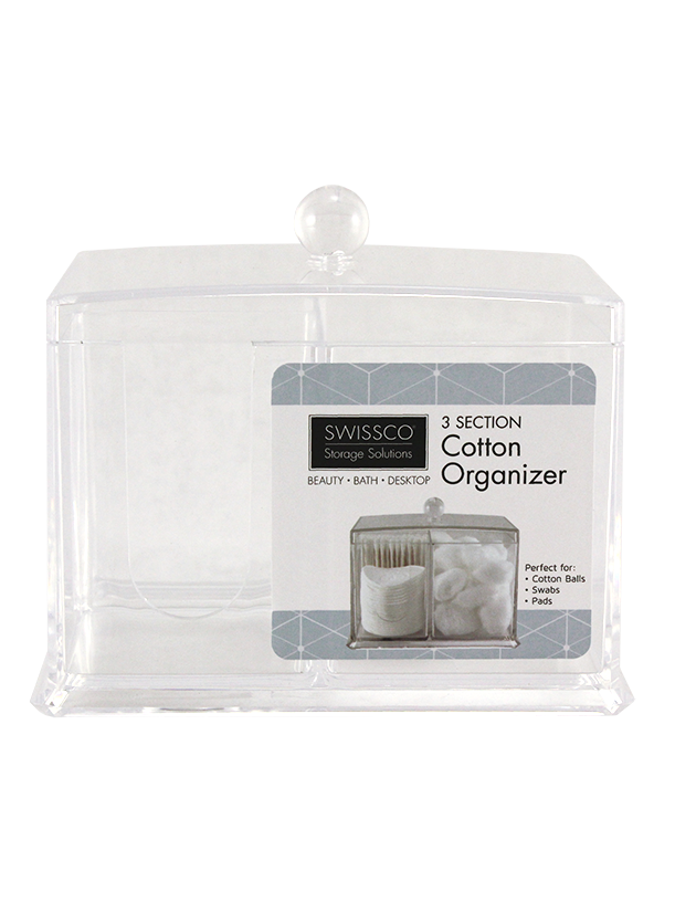 3 SECTION COTTON ORGANIZER.