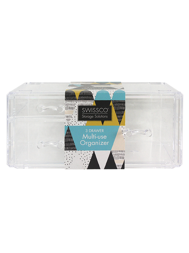 3 DRAW COSMETIC ORGANIZER.