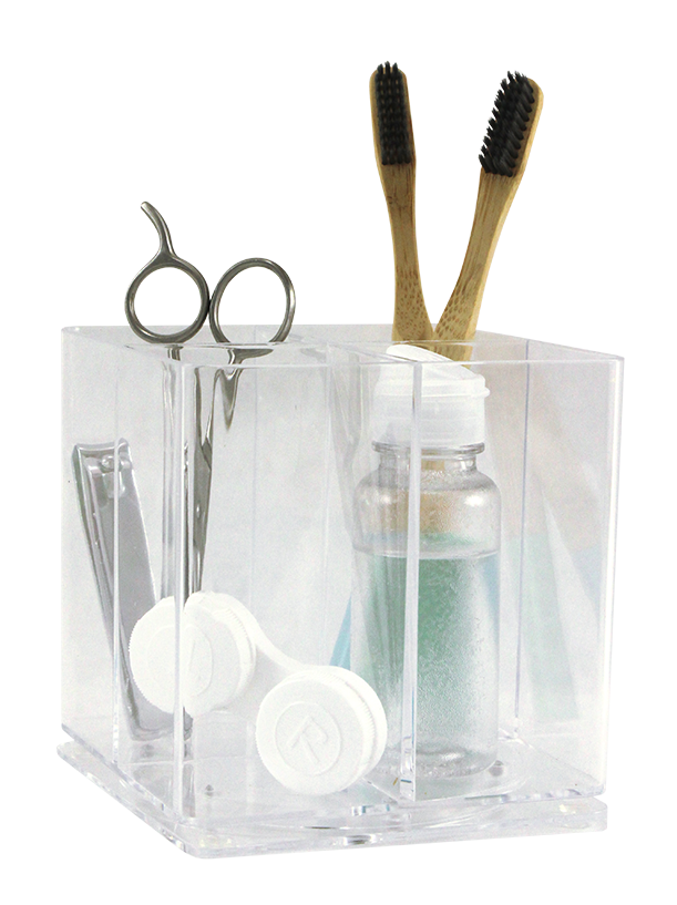 4 SECTION SPINNING COSMETIC ORGANIZER