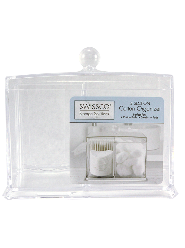 3 SECTION COTTON ORGANIZER.