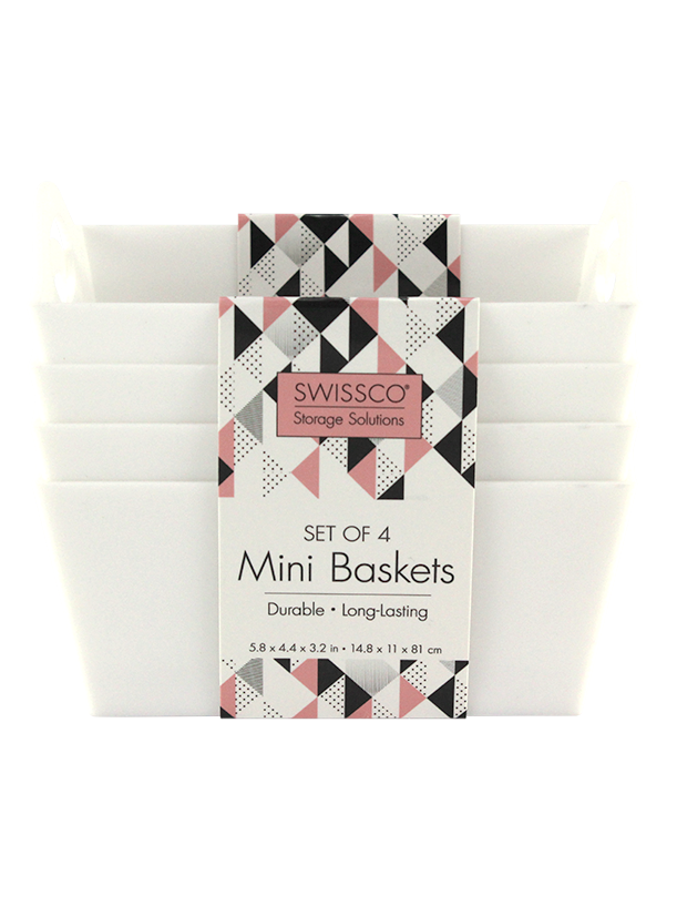 4PK MINI BASKETS