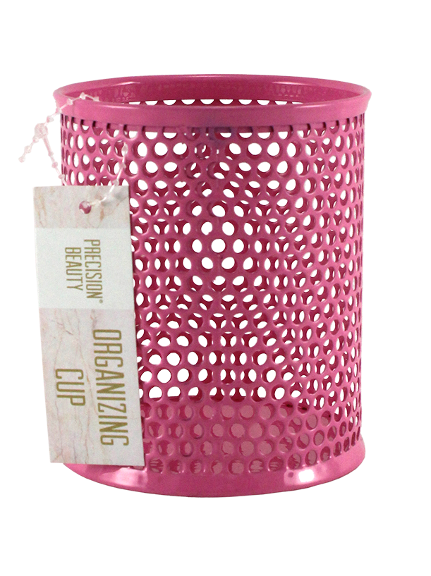 Small Cup Organizer Dots Pattern Light Pink