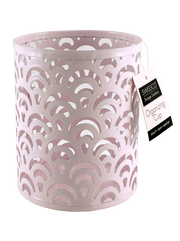 LARGE CUP METAL ORGANIZER. SCALLOP PATTERN