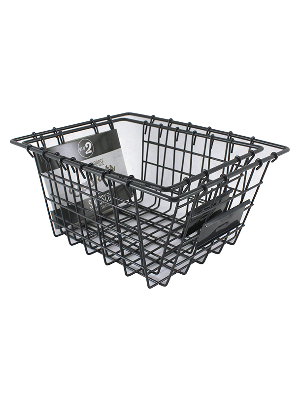 2PC WIRE METAL BASKET ORGANIZER