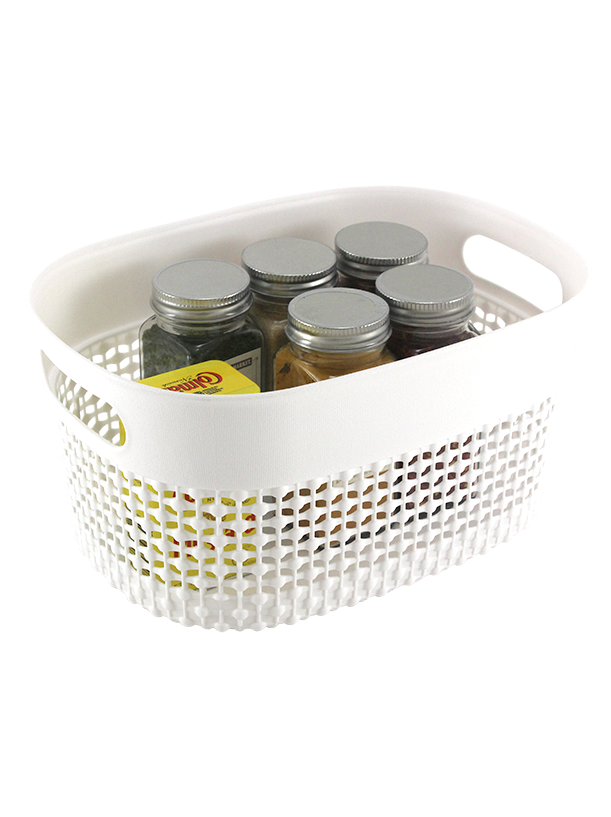 4PC SET PLASTIC STORAGE BINS