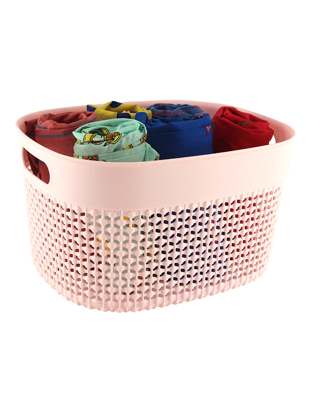 3PC SET PLASTIC STORAGE BINS