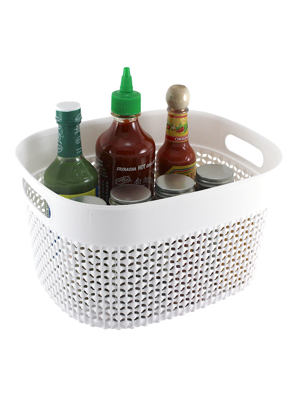 3PC SET PLASTIC STORAGE BINS