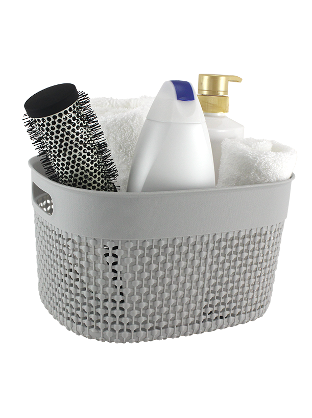 3PC SET PLASTIC STORAGE BINS