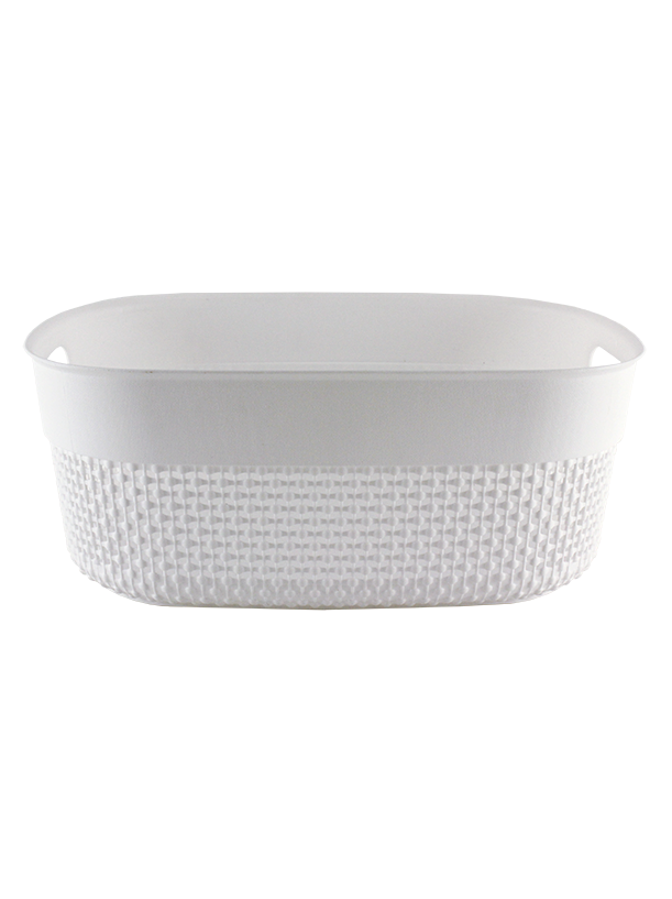 2PC SET PLASTIC STORAGE BINS