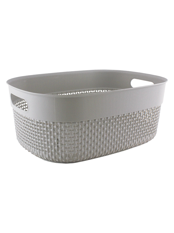 2PC SET PLASTIC STORAGE BINS