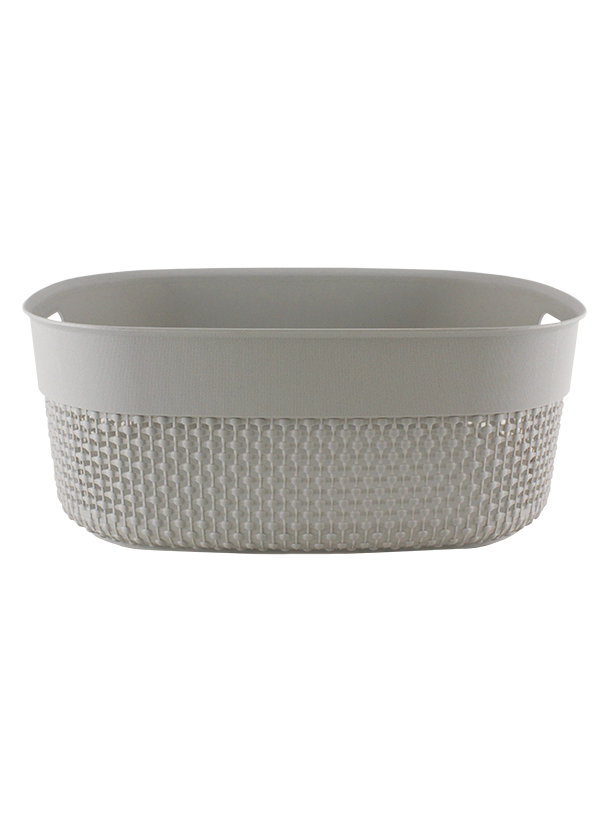 2PC SET PLASTIC STORAGE BINS