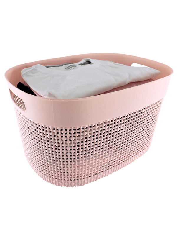 2PC SET PLASTIC STORAGE BINS