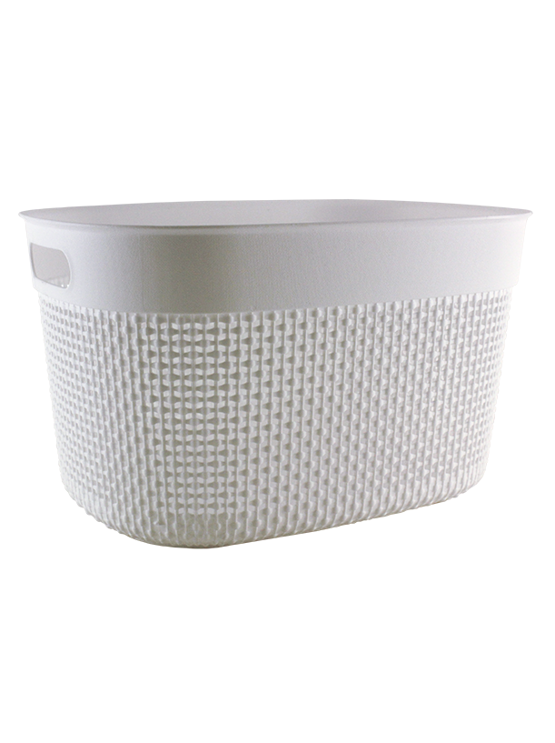 2PC SET PLASTIC STORAGE BINS
