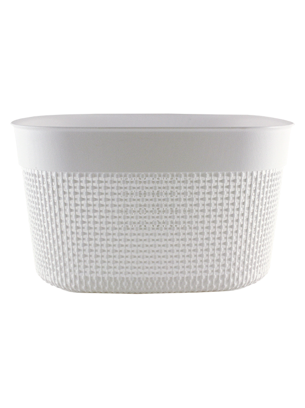2PC SET PLASTIC STORAGE BINS