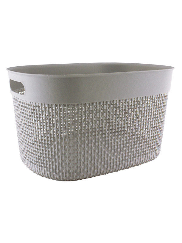2PC SET PLASTIC STORAGE BINS