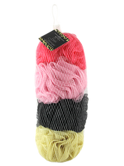 4PC MESH SPONGE IN NET BAG