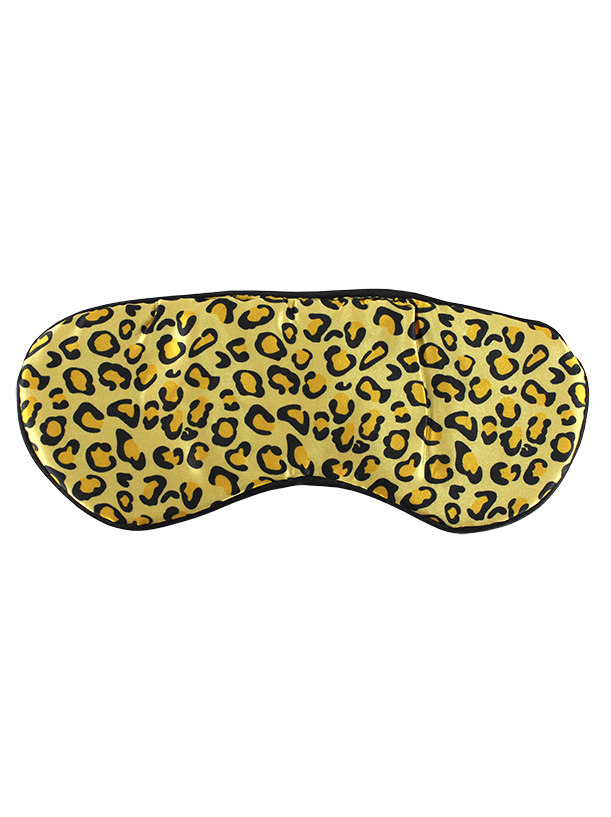Satin Sleep Mask Leopard or Zebra Print